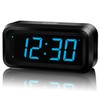 KWANWA Alarm Clock, Digital Clock, Constantly 1.2'' LED Blue Digits