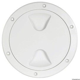 White inspection cover 102 mm