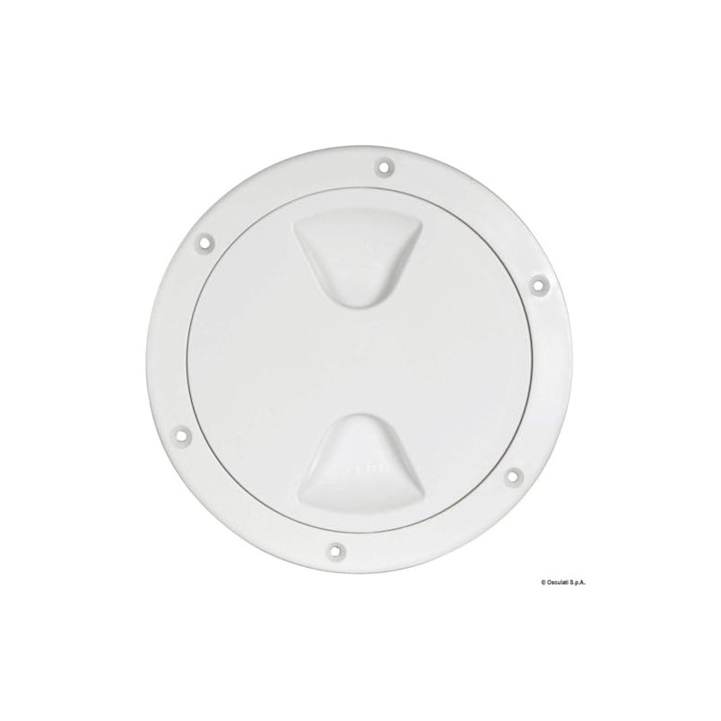 White inspection cover 102 mm
