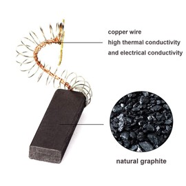 EasyULT 2 Pack Washing Machine Carbon Brushes for Electric Motors, Carbon Brush Replacement Electric Motor Carbon Brushes Power Tool Part, for Bosch Siemens Washing Machine