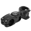 LUNJE 31.8x90mm Bicycle Angle Adjustable Handlebar Stem Riser Aluminium Alloy