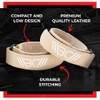 WARM BODY COLD MIND Premium Leather Wrist Wraps for Crossfit,