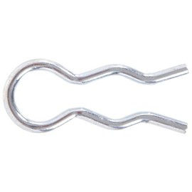 The Hillman Group 3674 1/4-Inch External Hair Pin Clip Zinc Plated, 25-Pack