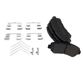 TRQ Front Brake Pads Semi-Metallic Compatible with 2014-2017 Nissan Juke 2009-2021 Maxima 2009-2012 Sentra