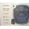 Homedics Foot Spa with Heat Invigorating Bubbles and Toe Touch