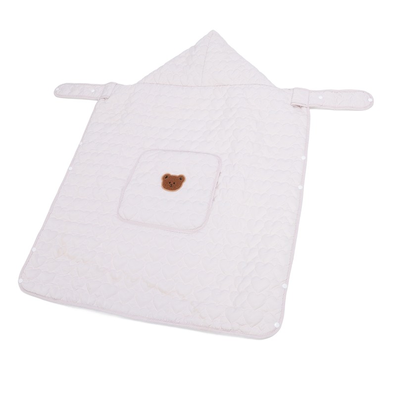 Hooded Toddler Blanket Keep Warm Wind Proof Thickened Cotton Flannel