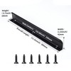Satanga Edge Black Finger Pulls for cabinets Kitchen Invisible Hardware