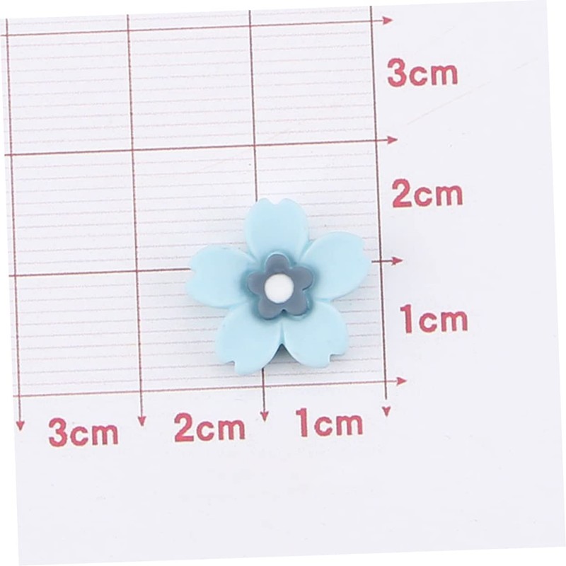Beavorty 30pcs Mini Flowers for Hair Clips Craft Embellishments for