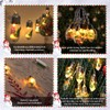 TrisolarSystem 2PC 6.6ft Christmas Lights Indoor, Christmas Tree Snow Globe