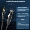 deleyCON 5 m XLR Female to 3.5 mm Jack Plug
