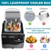 Trunk Organizer with Cooler, Collapsible Trunk Storage Container with Non