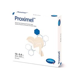 Proximel Silicone Foam Dressing, Heel Size W/Border, Hartmann - Each