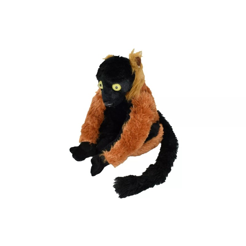 K&M CUDDLEKINS Lemur Red-ruffed Cute Soft Stuffed Realistic Plush Animal,
