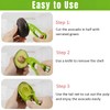 Avocado Slicer,Avocado Peeler Perfect for Mashing Avocados Enucleation Making Guacamole(Green)