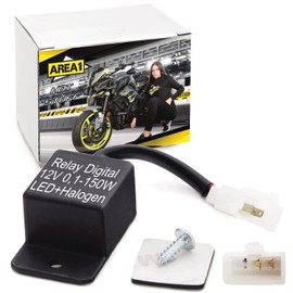 Area1 LED Indicator Relay Flasher Unit Load Independent/Digital Suitable for Kawa Z 800, Z 900, Z 1000 (SX/Tourer) Z 1100 ST, Z 1300, Z 550 F/GT, Z650, Z 750 S, Z 750 R, Z 750 (GP/GT/LTD) ZL 100 00