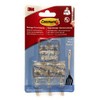 17067CLR-5 Command Small Clear Wire Hooks with Clear Strips 5pk