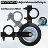 BOODVON Gate Wheel Gate Caster Kit with 1-5/8" Thru 2"