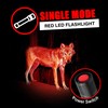 Ploarnovo Red Light Flashlights - Single Mode Zoomable Red LED