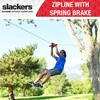slackers 70 ft Hawk Series Zipline - Kids Zip line