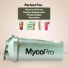 MycoPro Mint Green Protein Shaker Bottle – 600ml Gym Shaker