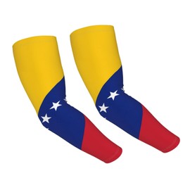 YSBYEIU Cute Venezuela Flag Cooling Arm Sleeves Sun Protection Unisex for Sports, Camping, Cycling, Hiking, Travel