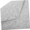 Ciieeo Felt Document Carrier Bag Button Closure Lightweight File Folder