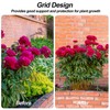 Elefama 8 Pack Peony Cages and Supports with Plant Support