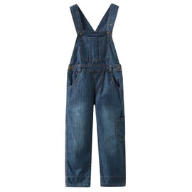 GRANDWISH Kids Blue Dungarees Boys Denim Bib Overalls 8 Years