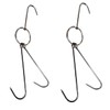 SUNRISE Kitchen Stainless Steel Meat Hooks Heavy Gauge (8" Duck