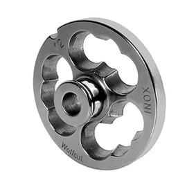 Wolfcut INOX Taper Cutter with Hub Size 10 & 12 Compatible with Meat Mincer Reber Type N.12EL9501 N, Alexanderwerk, Bartscher FW80,12SQO