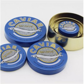 Empty Caviar Tins 50g - 24 Individual Tins
