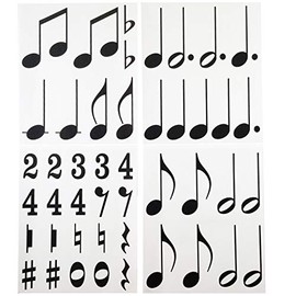 Plastic Music Note & Music Symbol Teaching Set