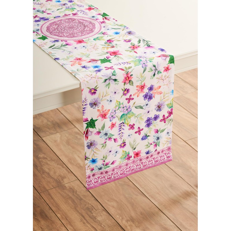 Maison d' Hermine Tablerunner 100% Cotton Table Runner Decorative Washable