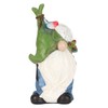 Faceless Doll Statue Exquisite Solar Powered Light Bright Colors Durable