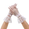 [SIQITECH] レースグローブ 花嫁手袋 レディース 蝶結び リボン ウェディング 挙式 手袋 薄手