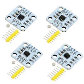 AYWHP 4 Pieces 12 Bit High Precision AS5600 Magnetic Encoder, Magnetic Induction Angle Sensor Module, Comes with a Magnet, for Angle Measurement, Induction, 12 Bit, High Precision