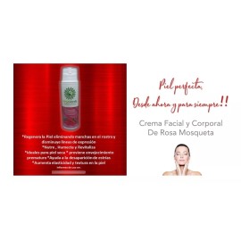 HOJA VERDE Crema Facial Reparadora Y Cicatrizante  De Rosa Mosqueta