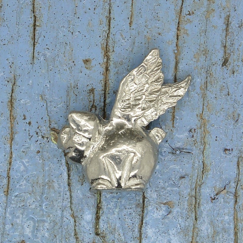 Flying Pig Figurine, Pigs Might Fly, Flying Pig Gifts, Handcast