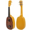 21in Ukulele with Carry Bag Tropical Fruit Pattern for Beginners