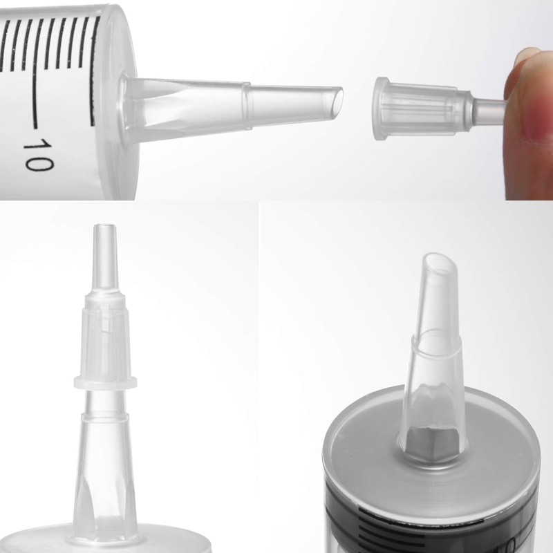 2 Pack Large Syringes, Large Plastic Garden Industrial Syringes for