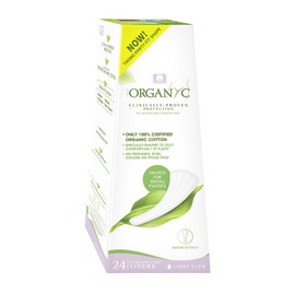 Organyc Panty Liners for String - Pack of 24 Certified Organic Cotton, Ultra Thin and Comfortable, Ideal for Daily Freshness, Ideal for Everyday Use