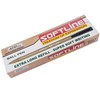 SoftLine Ballpoint Pens, BLACK, Fine Point (0.7mm), Pack of 10,