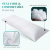 Cosybay White Full Body Pillow Insert - Fluffy Long Bed