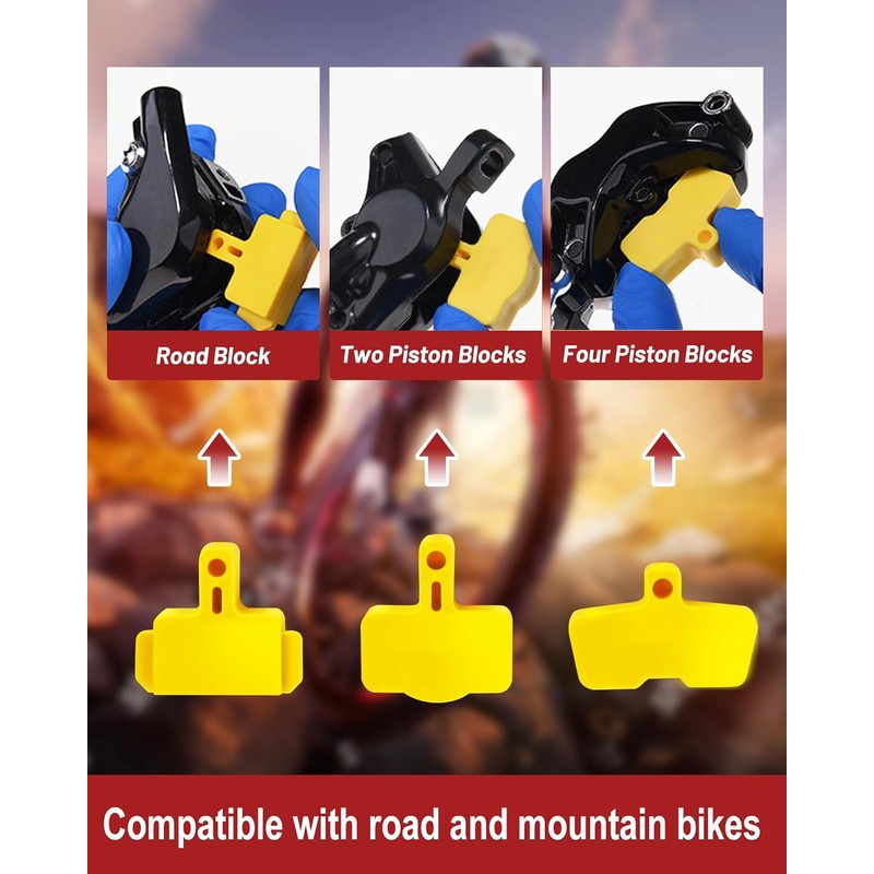 Brake Bleed Kit for Shimano, TEKTRO, TRP Hydraulic Disc Brakes,