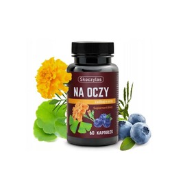 Skoczylas - Augen - Lutein - einwandfreies Funktionieren der Netzhaut - für Frauen - für Männer - 60 Kapseln - Nahrungsergänzungsmittel - vegan -vegetarisch