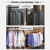 Pull Down Closet Rod for Hanging Clothes, Retractable Wardrobe Hanger