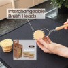 Eco Basics Plastic Free Dish Brush - 22x4x6cm, Bamboo Handle,