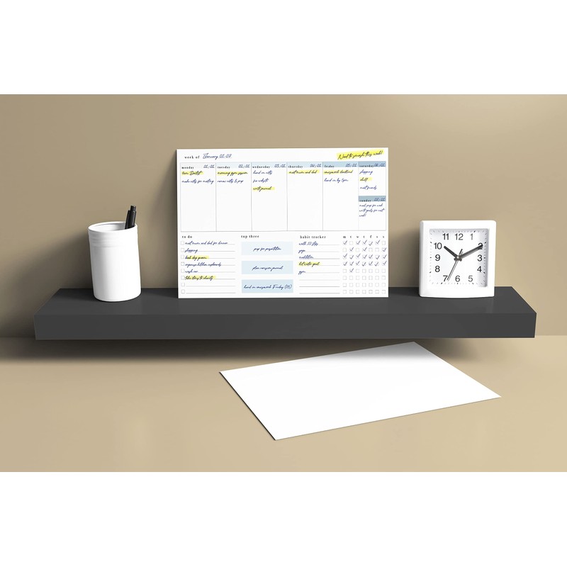 A4 Weekly Planner 52 Week To View Diary Desk Pad