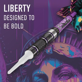 DW Liberty 90% Tungsten Soft Tip Darts, Precision Balanced, Accurate and Durable - Perfect for Professional and Recreational Players (18G)