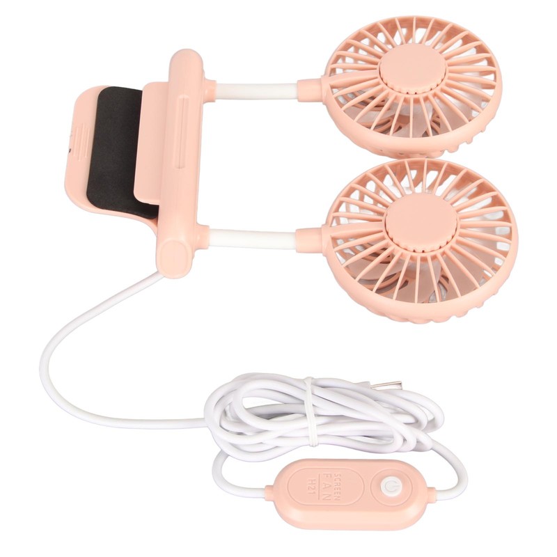 Monitor Fan 2 Heads 3 Speed Modes 6.6ft USB Cable